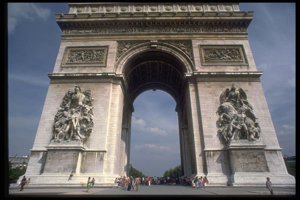 288056 L'Arc De Triomphe, Paris A4 Photo Print