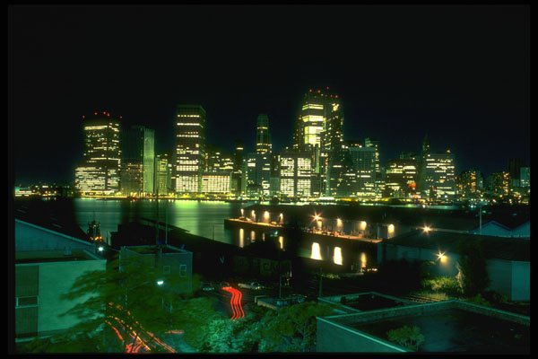 288060 Southern Manhattan Skyline, Brooklyn View A4 Photo Print