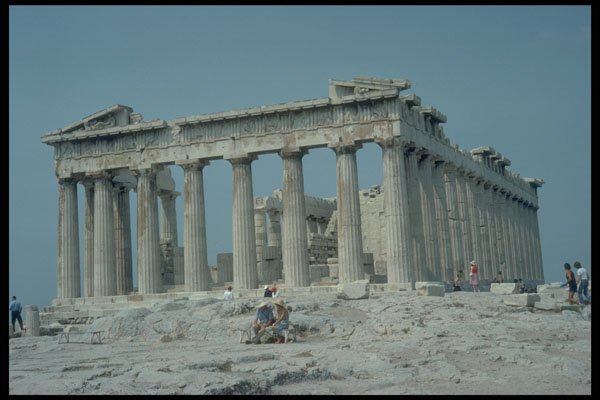 288067 View Of The Parthenon, Athens A4 Photo Print