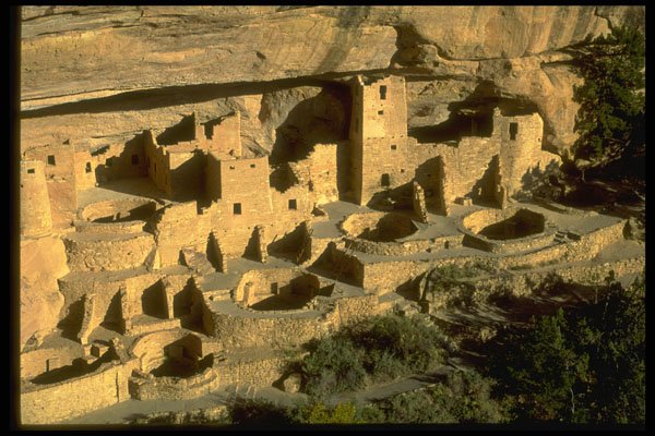 288069 Mesa Verde, Ancient Anasazi Ruins, Cliff Palace A4 Photo Print