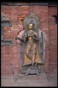 288098 Statue Of Hindu Goddess, New Delhi A4 Photo Print
