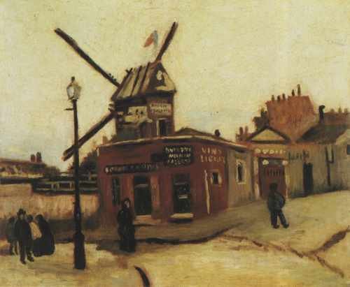 289 Le Moulin De La Galette Paris 1886 A4 Photo Print