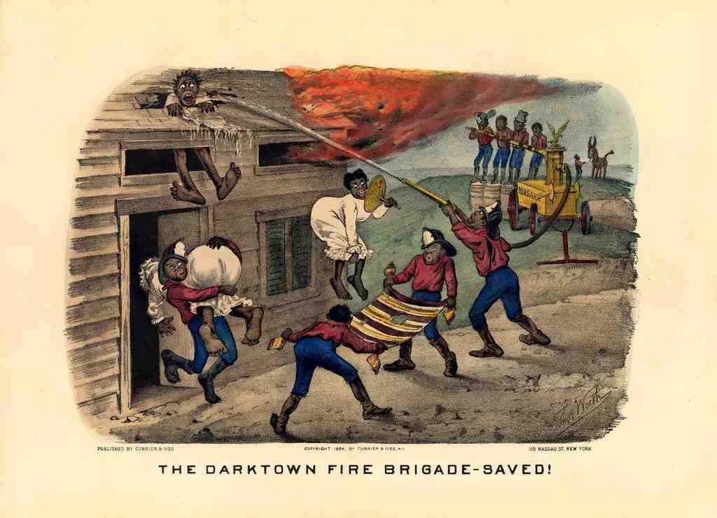 29 Fire Fighting Saved 1884 Vintage A4 Photo Print