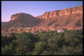 290054 Green Valley Where Tarim Is Near Rocky Cliffs, Tarim A4 Photo Print