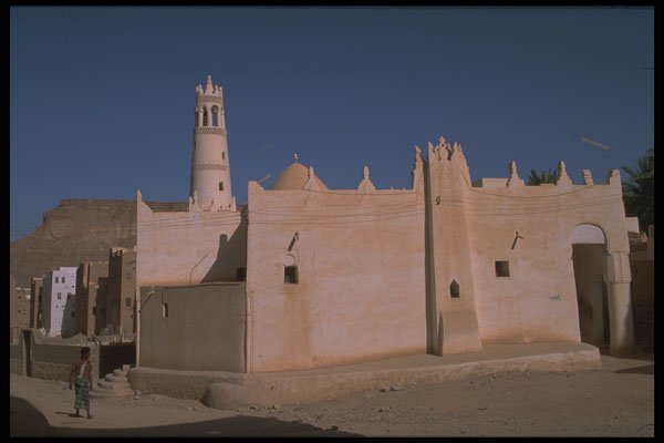 290060 White Mosque, Sayun A4 Photo Print
