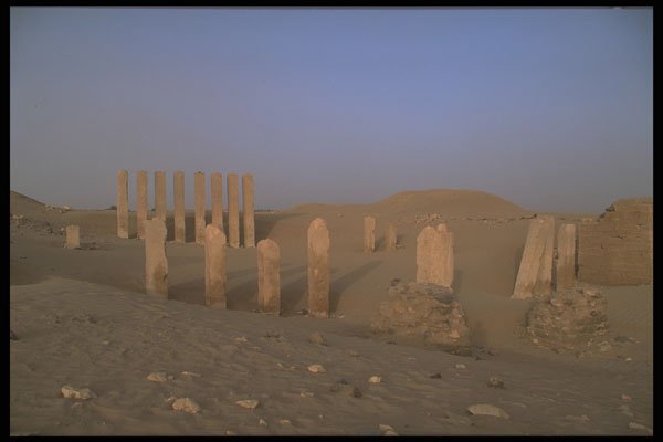 290066 Monolitic Pillars Of Balkis Sanctuary, Marib A4 Photo Print
