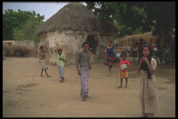 290090 Khawkhah, Round Houses, African Influences, Tihama A4 Photo Print
