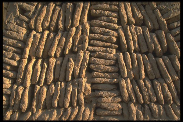 290096 Mud Bricks, Sayun A4 Photo Print