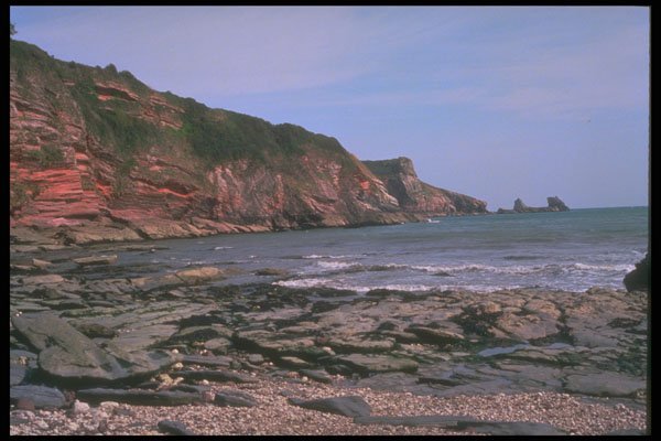 291009 St. Mary's Bay A4 Photo Print