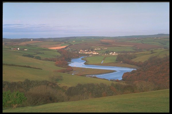291050 River Avon From Bigbury A4 Photo Print