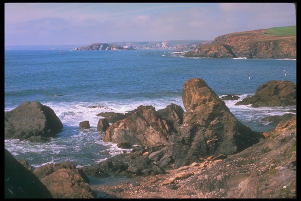 291062 Burgh Island From Thurlestone A4 Photo Print