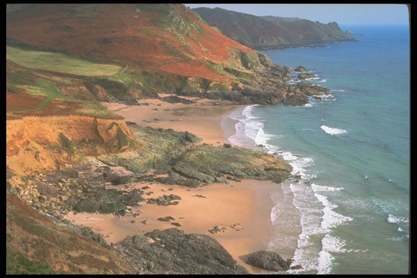 291077 Towards Prawle Point (Devon's Southernmost Point) A4 Photo Print