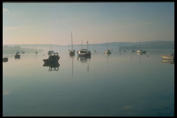 291086 Boats, Bowcombe A4 Photo Print