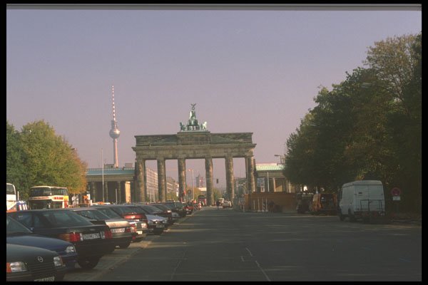 292015 Brandenburg Gate A4 Photo Print