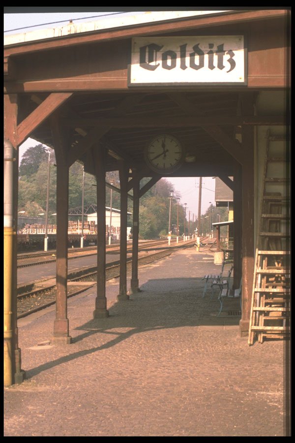 292049 Colditz Railway Station A4 Photo Print