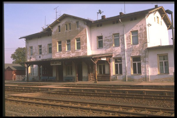 292050 Colditz Railway Station A4 Photo Print