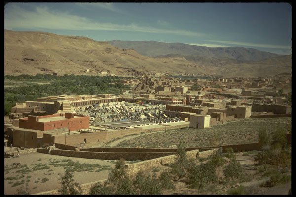 293000 Morocco, Village A4 Photo Print