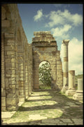 293023 Morocco, Roman Ruin A4 Photo Print