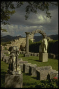 293024 Morocco, Roman Ruin A4 Photo Print