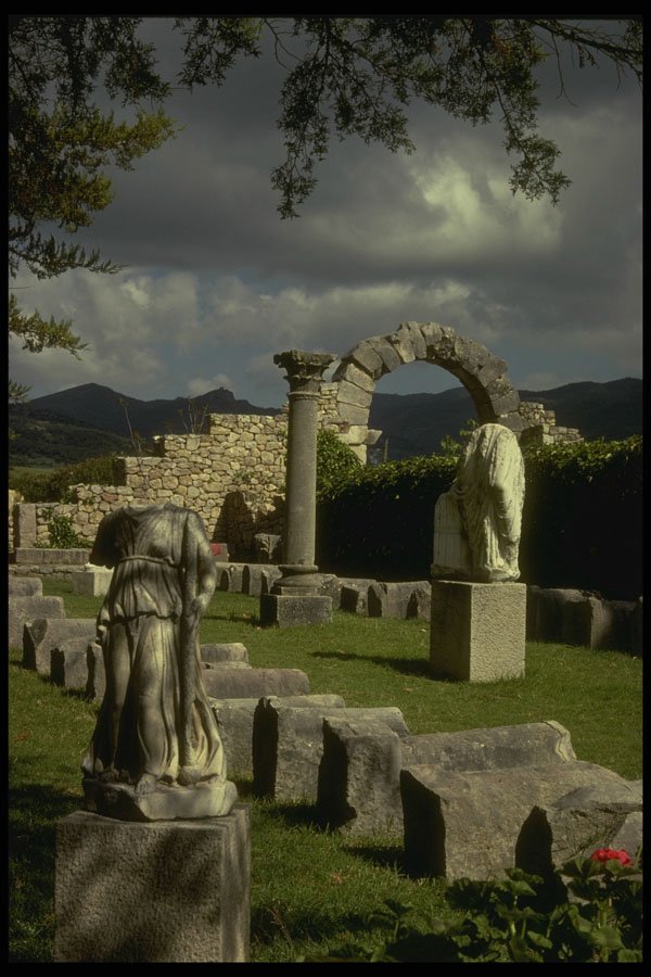 293024 Morocco, Roman Ruin A4 Photo Print