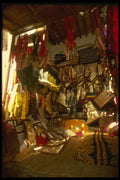 293026 Morocco, Market Booth A4 Photo Print