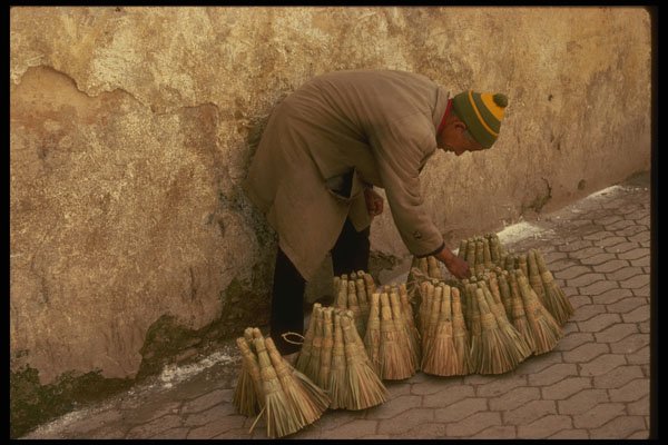 293029 Morocco, Brush Street Sales A4 Photo Print