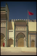 293031 Morocco, Detail Of The Royal Palace A4 Photo Print