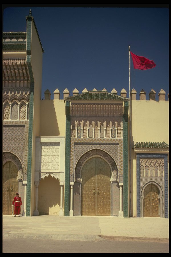 293031 Morocco, Detail Of The Royal Palace A4 Photo Print
