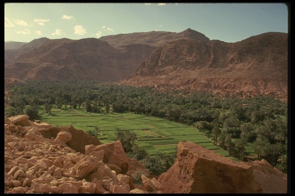 293035 Morocco, Near The Todra Gorge A4 Photo Print