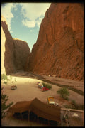 293036 Morocco, Campground A4 Photo Print
