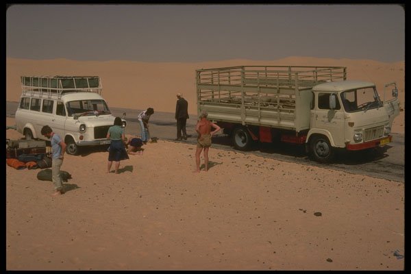 293045 Algeria, Stuck In The Desert Sand A4 Photo Print