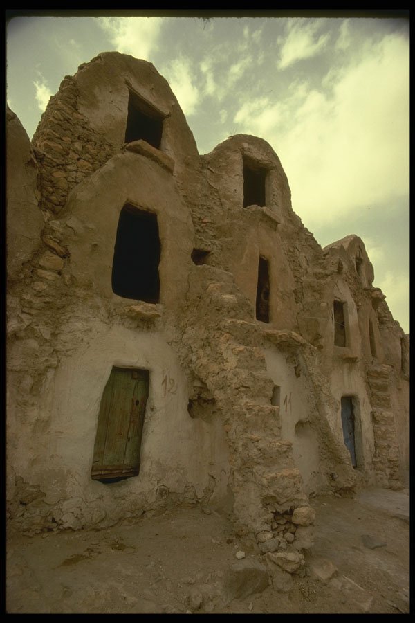 293053 Tunisia, Ghorfas For Grain Storage A4 Photo Print