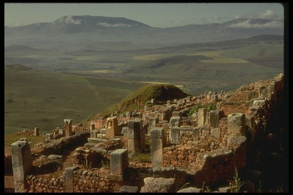 293054 Algeria, Ancient Roman Ruins A4 Photo Print