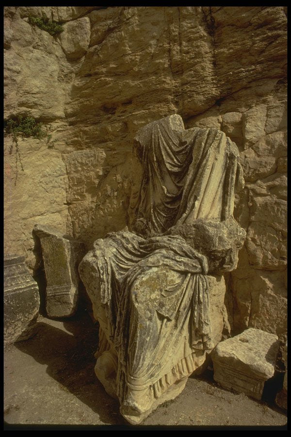 293075 Tunisia, Seated Figure A4 Photo Print