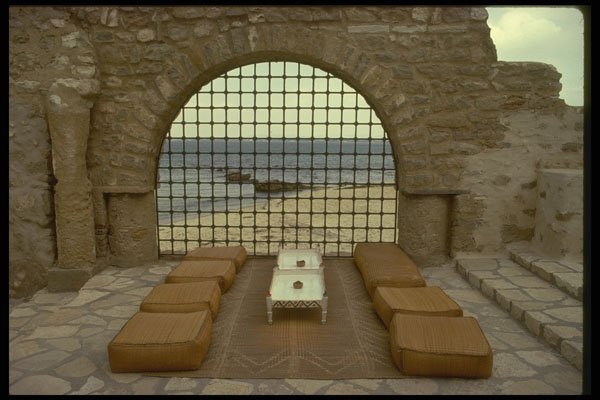 293082 Tunisia, Old Town Tea House A4 Photo Print