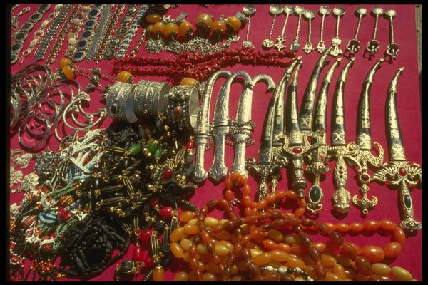 293093 Tunisia, Jewelry Display A4 Photo Print