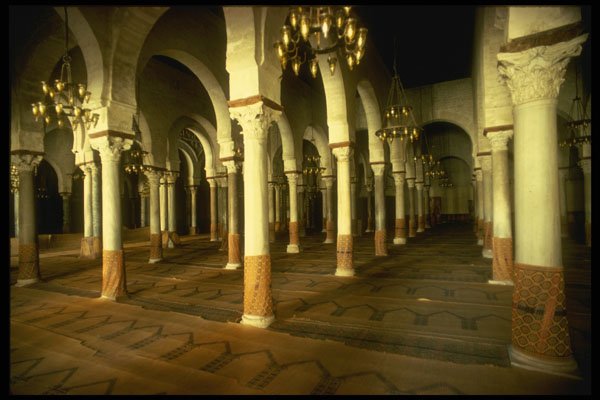 293098 Tunisia, Great Mosque A4 Photo Print