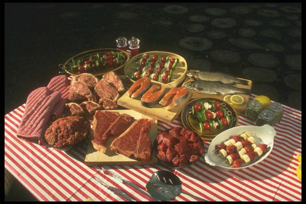294001 Prepared For The Barbecue A4 Photo Print