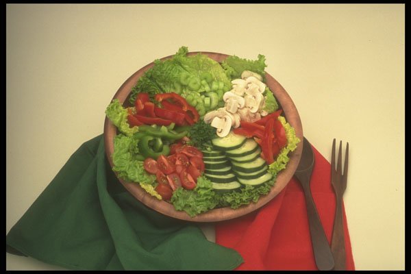 294059 Salad Served A4 Photo Print