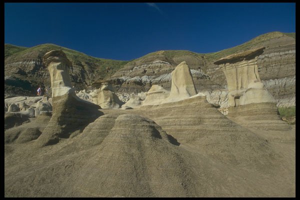 295012 Hoodoo Sandstone Formations, Alberta, Canada A4 Photo Print