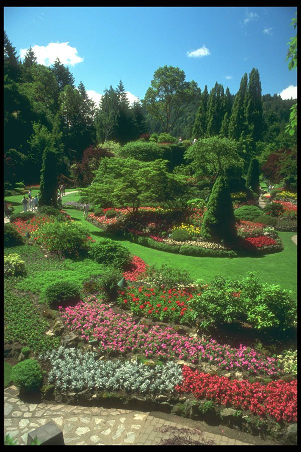 295026 Butchart Gardens, Vancouver Island, B.C., Canada A4 Photo Print