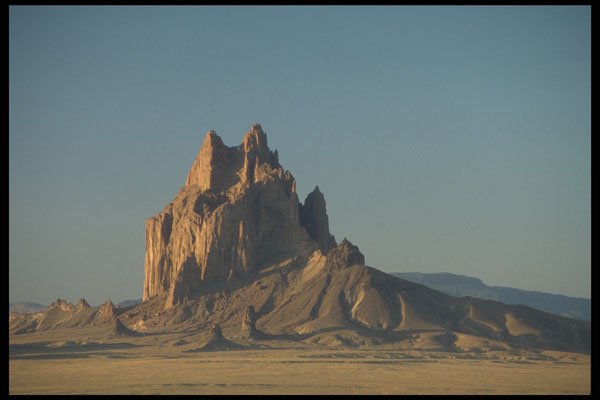 295036 Sunrise At Shiprock Navako Reservation, New Mexico A4 Photo Print