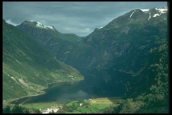 295086 Hundred Miles Within The Fjord, Geiranger Fjord A4 Photo Print