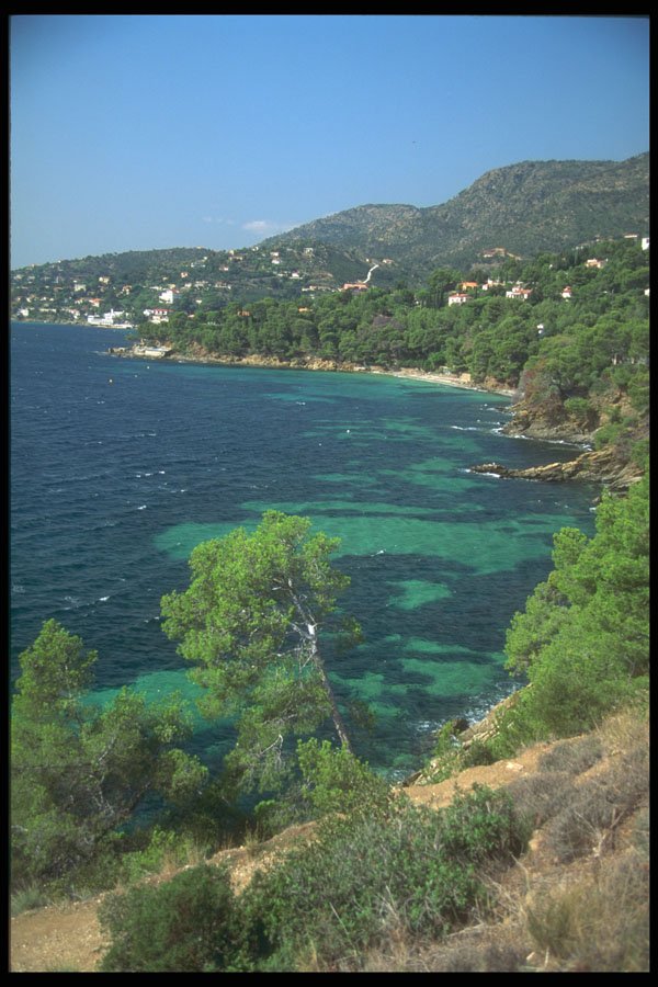 295093 Mediterranean Coastline, Riviera, France A4 Photo Print