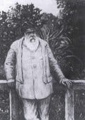 296 Albert Andre Monet In His Garden 1922 A4 Photo Print