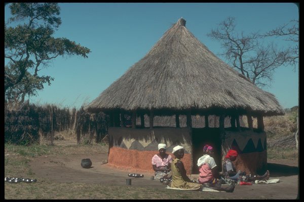 296017 Shona Village Artisans A4 Photo Print
