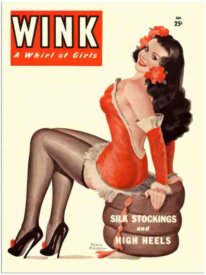 297 wink vintage glamour magazine 1950s 2 Vintage Advert A4 Photo Print