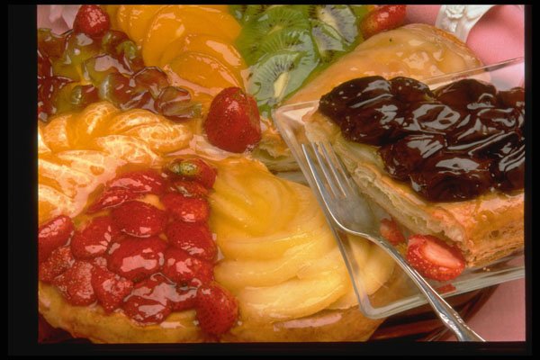 297002 Fruit Pastry A4 Photo Print