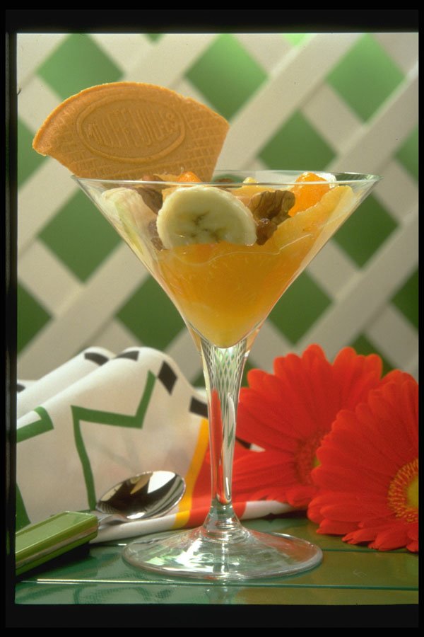 297006 Fruit Cup With Walnuts A4 Photo Print