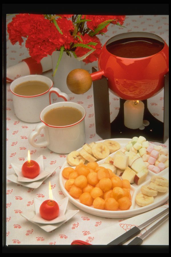 297023 Chocolate Fondue A4 Photo Print